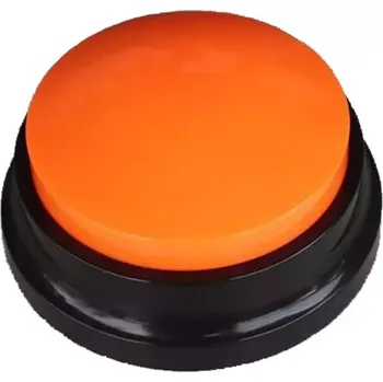 Splachovací tlačítko TopTechnology Tlačítko pro komunikaci se psem - nahrávací model (oranžové)