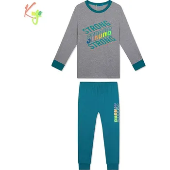 Chlapecké oblečení Chlapecké pyžamo Kugo MP1556, vel. 152 šedá