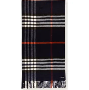 Šála Fraas Dámská Šála, tmavě modrá / bílá / oranžová, one size