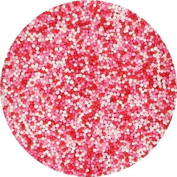 Jedlá dekorace na dort FunCakes Cukrové perličky máček Lots of Love 80g