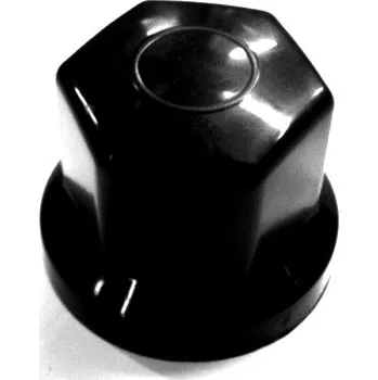 Šroub Krytka kolového šroubu 32 mm, černá, nižší