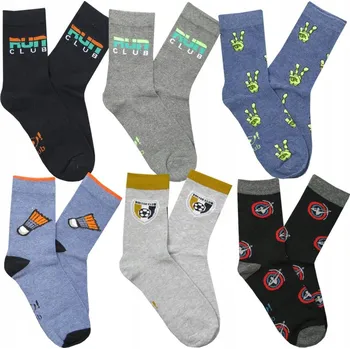 Pánské ponožky 43-46 Ponožky 6x ponožky ponožky jezzy YOclub