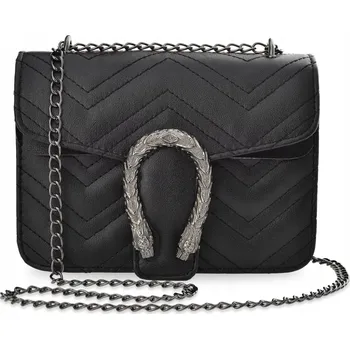 Kabelka Kabelka World- pl eko kůže černá