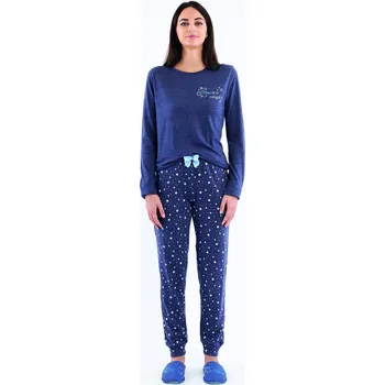 Dámské pyžamo Dámské pyžamo Sorbetto Denisa modré (Denisa-blue) XL Možnost vrácení zboží ZDARMA do 120 dnů!