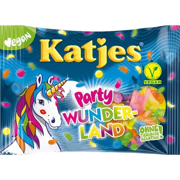 Bonbon Katjes Party Wunder Land veganské ovocné želé bonbony 175g