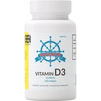 Navigator Vitamín D3 10000 IU 120 kapslí