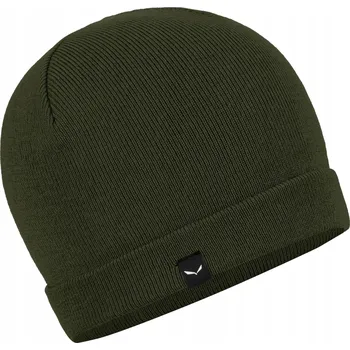 Čepice Salewa zimní čepice beanie zelená, univerzální velikost