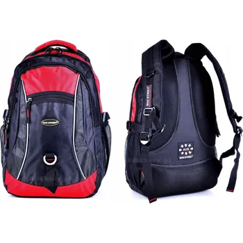 G4-14 ČERVENÝ pánský BATOH studentský ŠKOLNÍ taška BAG STREET + AIR PASSAGE