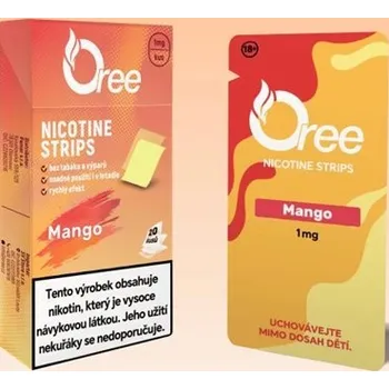 Odvykání kouření Nikotinový film Oree Mango 1mg