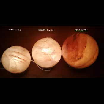 Solná lampa Solná koule Feng Shui - velká