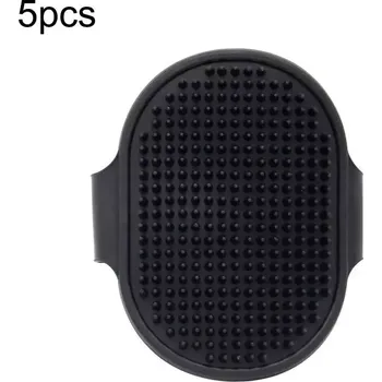 Péče o srst a drápky TopTechnology 5 kusů masážní kartáč pro psy - černý