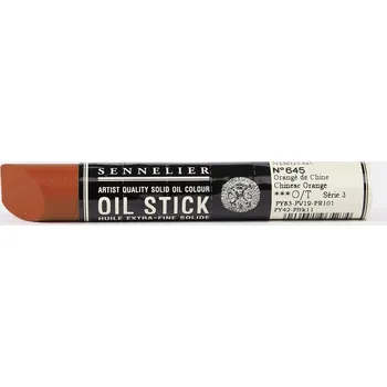 Olejová barva Oil Stick Sennelier S3 38 ml – 645 Chinese Orange