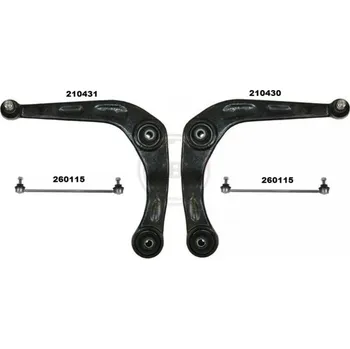 Opravná sada podvozku a pohonu kol Sada na opravy, příčné závěsné rameno, 219903