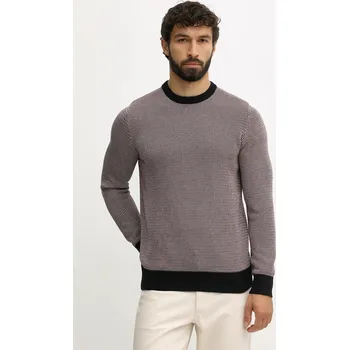 Pánský svetr Bavlněný svetr Barbour WELLS MKN1665 námořnická modř 59X, vel. XXL