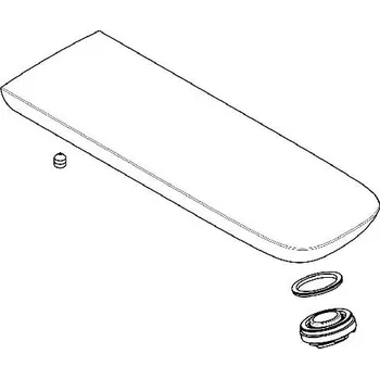 Hansgrohe - Výtoková trubice, bílá/chrom 95774400