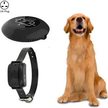 Pomůcka pro výcvik zvířete TopTechnology Elektronický bezdrátový plot pro výcvik psů Bark Stop s kolíkem UK (s 1 obojkem)