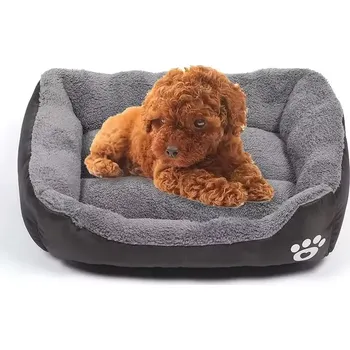 Pelíšek pro psa TopTechnology Candy Color Four Seasons Genuine Warm Pet Dog Kennel Mat Teddy Dog Mat XXL (Káva) - 95×72×18cm