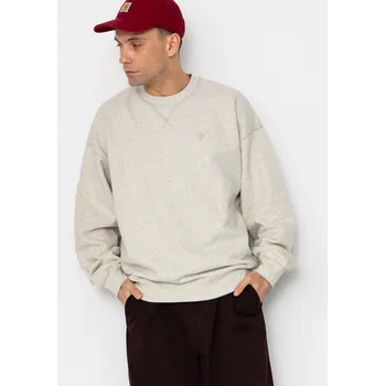 Pánská mikina Polar Skate Frankie Crewneck (ivory grey melange) XL, béžová