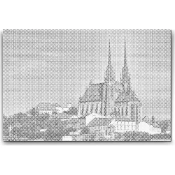 Výtvarná sada Painting Queens Katedrála Petrov Brno, 40 × 60 cm, bez rámu