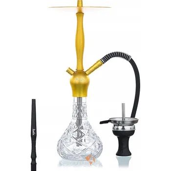 Vodní dýmka 55 cm, Aladin Alux Admiral zlatá