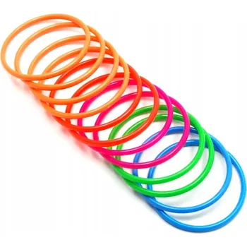 Tenké plastové Náramky 12 kusů