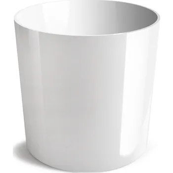Květináč Květináč 15 cm plast bílý