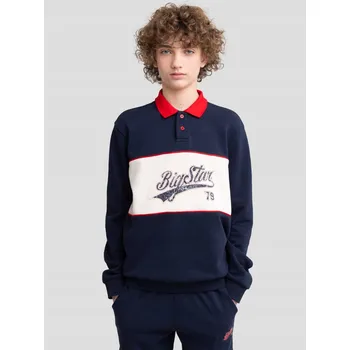 Chlapecká mikina Dětská mikina Big Star bavlna velikost 164