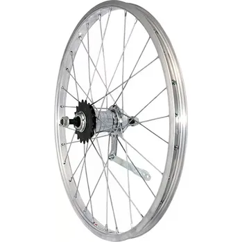 Zapletené kolo Remerx Zadní kolo MAX1 20", 406x20, stříbrná, torpédo varianta zadní