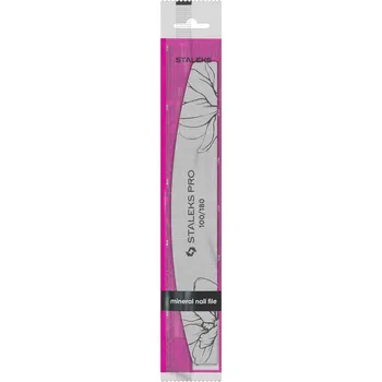 50 x STALEKS Pilník na nehty minerální PŮLMĚSÍC loďka 100/180
