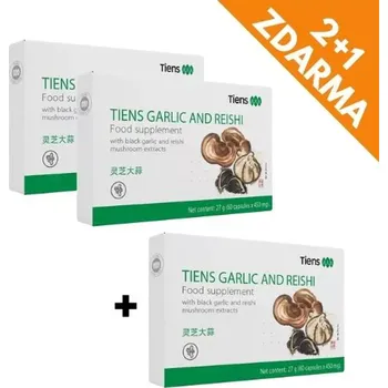 Speciální výživa TIENS Česnek a reishi 2+1 zdarma 180 kapslí