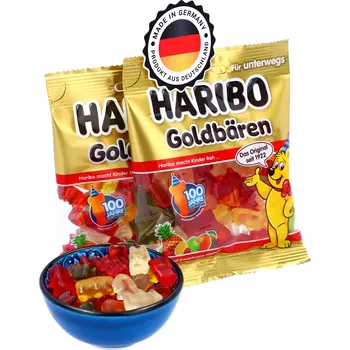 Bonbon Zlatí gumoví medvídci Haribo 100 g