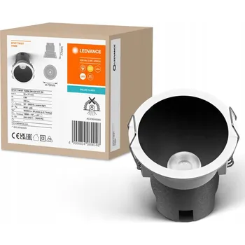 LEDVANCE SPOT TWIST 70 stropní svítidlo, černé, 5W, 400lm, 830 WT