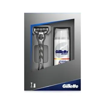 Gillette Mach 3 holící strojek + gel na holení 75 ml dárková sada