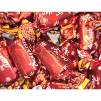 Bonbon Bonbóny pomerančové v čokoládě 500 g