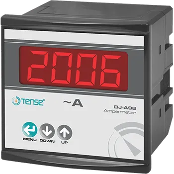 Digitální vestavěný panelový ampérmetr pro měření střídavých nepřímých proudů X/5 - 73 mm x 73 mm