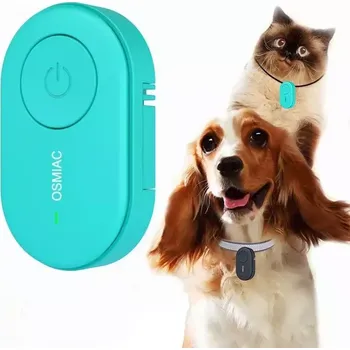 Antiparazitikum pro kočku TopTechnology Přenosný obojek proti hmyzu pro kočky a psy – odpuzovač komárů, blech, vší, roztočů a klíšťat (modrý)