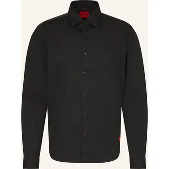 Pánská košile Hugo Pánská Košile Ermo Slim Fit, černá, 46