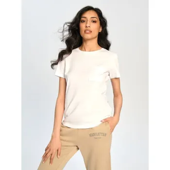 Sinsay - Tričko basic - bílá - 8534J-00X - 8534J-00X-S-1