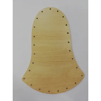 Dno na pletení pedigem JAVOR - zvonek - 19x13 cm