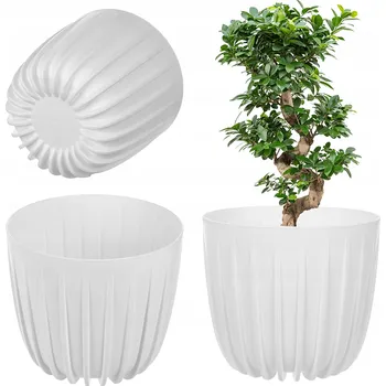 Květináč Květináč plast bílý Kadax 16 cm x 16 x 14 cm