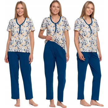 Dámské noční prádlo Moraj dámské pyžamo bavlna bílé, velikost XXL