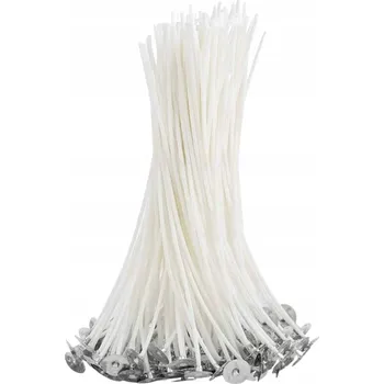 Svíčka Knoty do svíček s plíškem 3x7, sada 20 ks