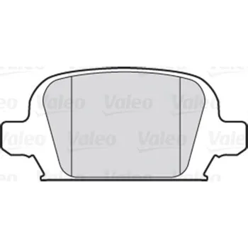 Brzdová destička Sada brzdových destiček, kotoučová brzda VALEO 301457