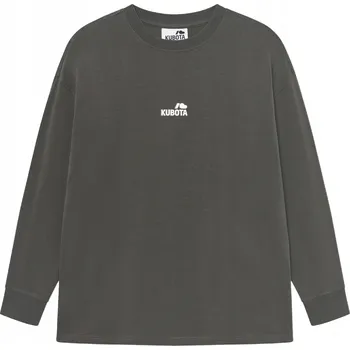 Pánské tričko PÁNSKÉ DÁMSKÉ BAVLNĚNÉ TRIČKO S DLOUHÝM RUKÁVEM "XL" KUBOTA HNĚDÉ XL