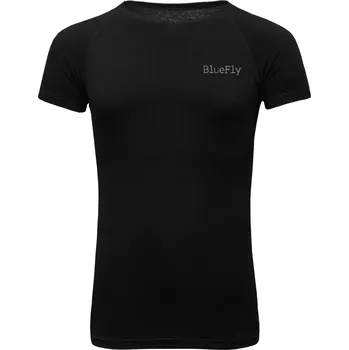 Pánské tričko Triko BLUE FLY Merino Winter Barva: Black, Velikost: S
