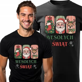 Pánské tričko VÁNOČNÍ TRIČKA MIKULÁŠ SVÁTKY TRIČKO PÁNSKÉ Mikuláš S