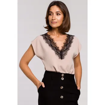 Dámská halenka Halenka bez rukávů Stylove , klasický střih , velikost XXL