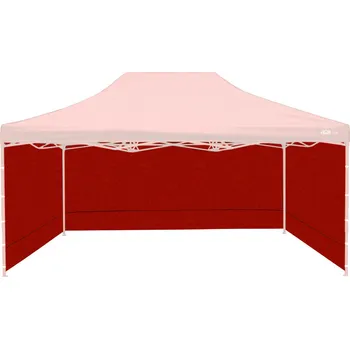 Aga Náhradní bočnice na pavilon Odolná, 3 x 4,5 m, červená, PVC 210D Oxford STK22555