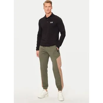 Pánská košile EA7 Emporio Armani Polokošile 8NPF15 PJVQZ 1200 Černá Regular Fit L