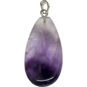 Přívěsek Ametystový přívěsek kapka 2,9 cm